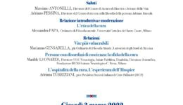 CONVEGNO | INCURABILE E INGUARIBILE: LA DISTINZIONE DIMENTICATA | 3 MARZO 2022