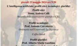 L’intelligenza artificiale: profili etici, tecnologici, giuridici.