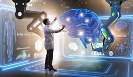 Brain surgery done by robotic arm Brain surgery done by robotic arm