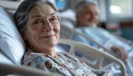 Hospital care for patients recovering from a serious illness