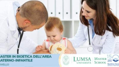Bioetica materno-infantile | Aperte le iscrizioni al nuovo Master Lumsa in partnership con IRCCS Ospedale Pediatrico Bambino Gesù