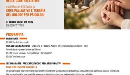 Cure palliative | Evento di presentazione dei Master dell'Università europea in collaborazione con Scienza & Vita
